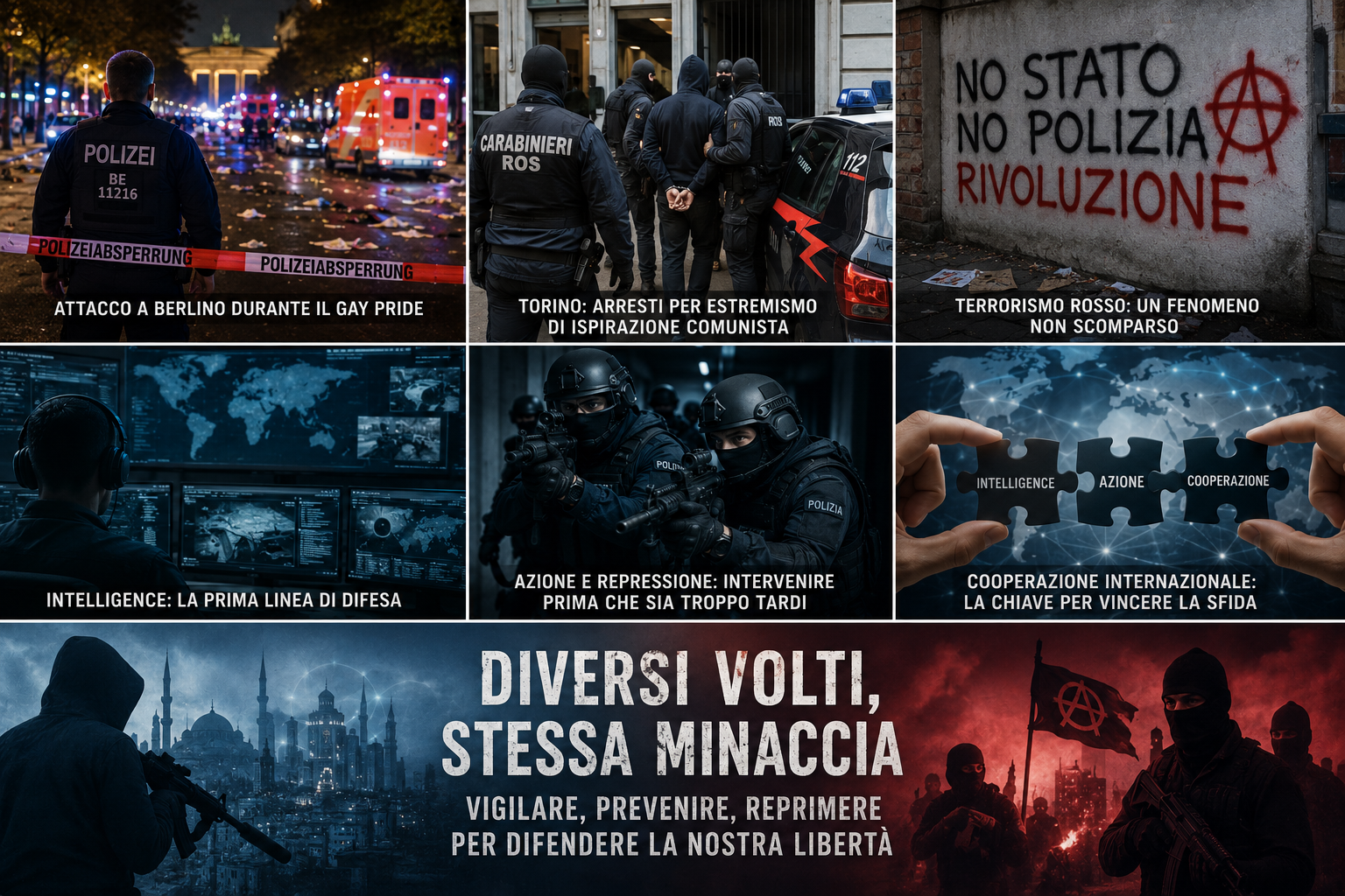 Terrorismo, l'Europa davanti a una nuova sfida: la possibile convergenza delle radicalizzazioni impone di alzare la soglia di attenzione