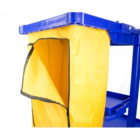 Thumbnail: Janitor Cart With Front Casters & Non-Marking Rear Wheels