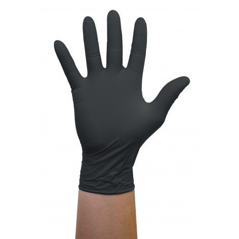 MEDISCA NITRILE DISPOSABLE GLOVES - SMALL - 5 MM - POWDER-FREE BOX OF 100
