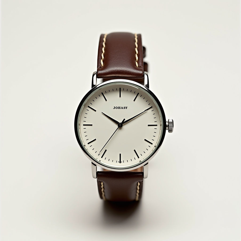 Montre Cuir Vintage
