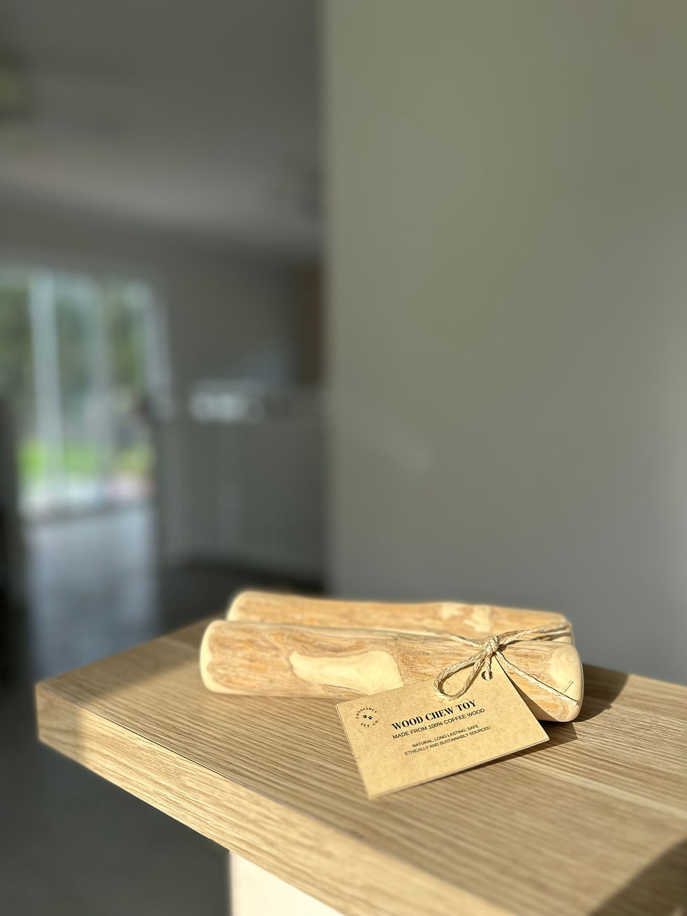 Large Coffee Wood Chew - Conscious Pet Co