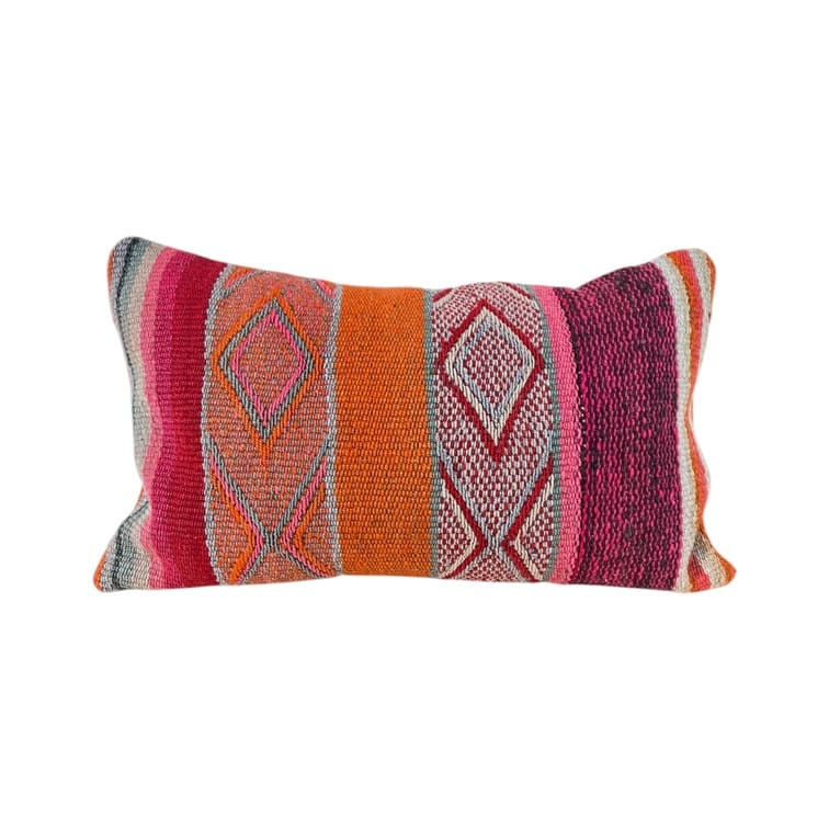 coussin boheme peruvien laine fait main