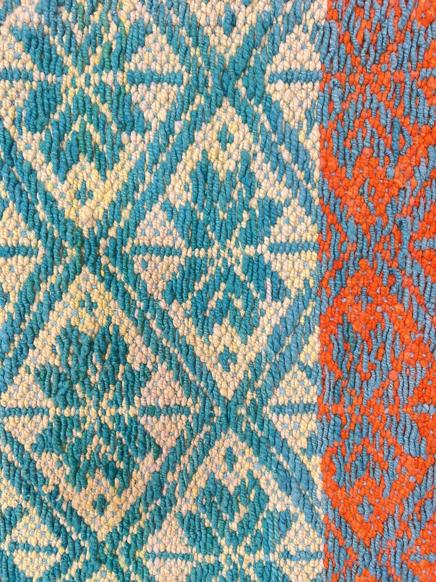 Miniature : tapis péruvien tissage artisanal détail