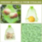 Thumbnail: Bird-Proof Plant Strawberry Fruit & Garden Drawstring Mesh Bag PCS Grape Protec