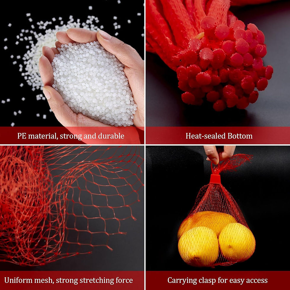 Thumbnail: pcs Produce Bags Veggie Reusable Onion Potato Storage with Loop Closure Expanda