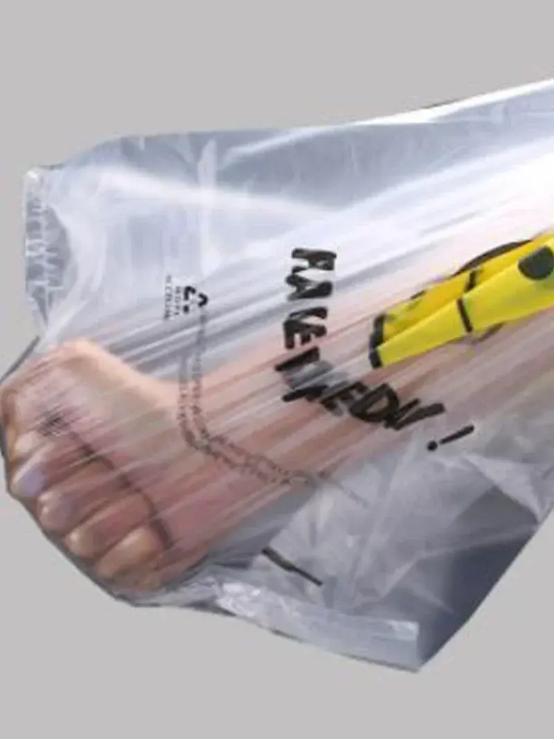 Thumbnail: 50 Pcs Plastic Tote Bag Convenience Storeb Cartoon Gift Bundle Retail Shopping 