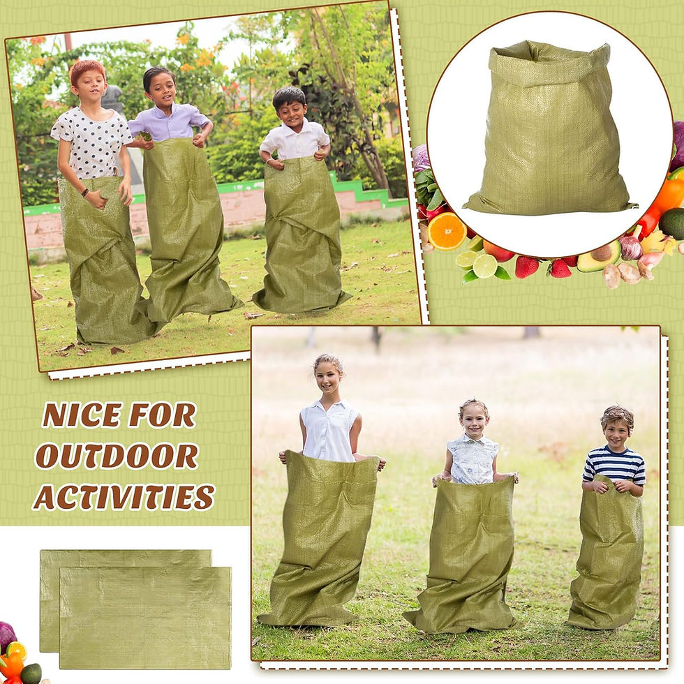 Thumbnail: Windyun 24x35 Inch Large PP Sack Bags 20 Pieces Reusable Adult Outdoor Lawn Gar