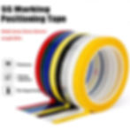 Miniature : Multicolor Waterproof BOPP Office Drawing Grid Tape Desktop Positioning Insulat
