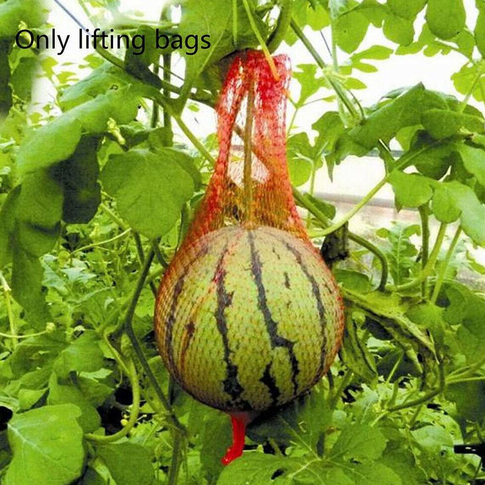 Miniature : pcs Reusable Garden Vegetable Storage Mesh Net Hanging Plastic Bags for Waterme
