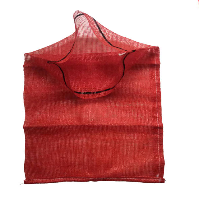 Thumbnail: 46 * 80厘米橙色防潮PP Leno网袋，适用于土豆和洋葱等蔬菜25千克容量