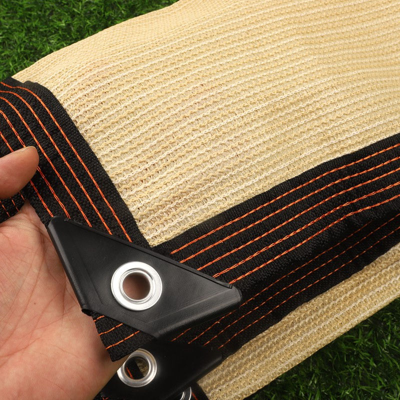 Thumbnail: 新款GSM防紫外线HDPE遮阳网户外阳台屏风防晒面料野营遮阳帆