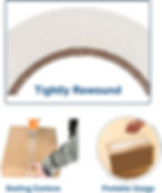Miniature : P PERFECTAPE Heavy Duty Packing Tape Rolls Total Y Clear mil inch x Yards Ultra