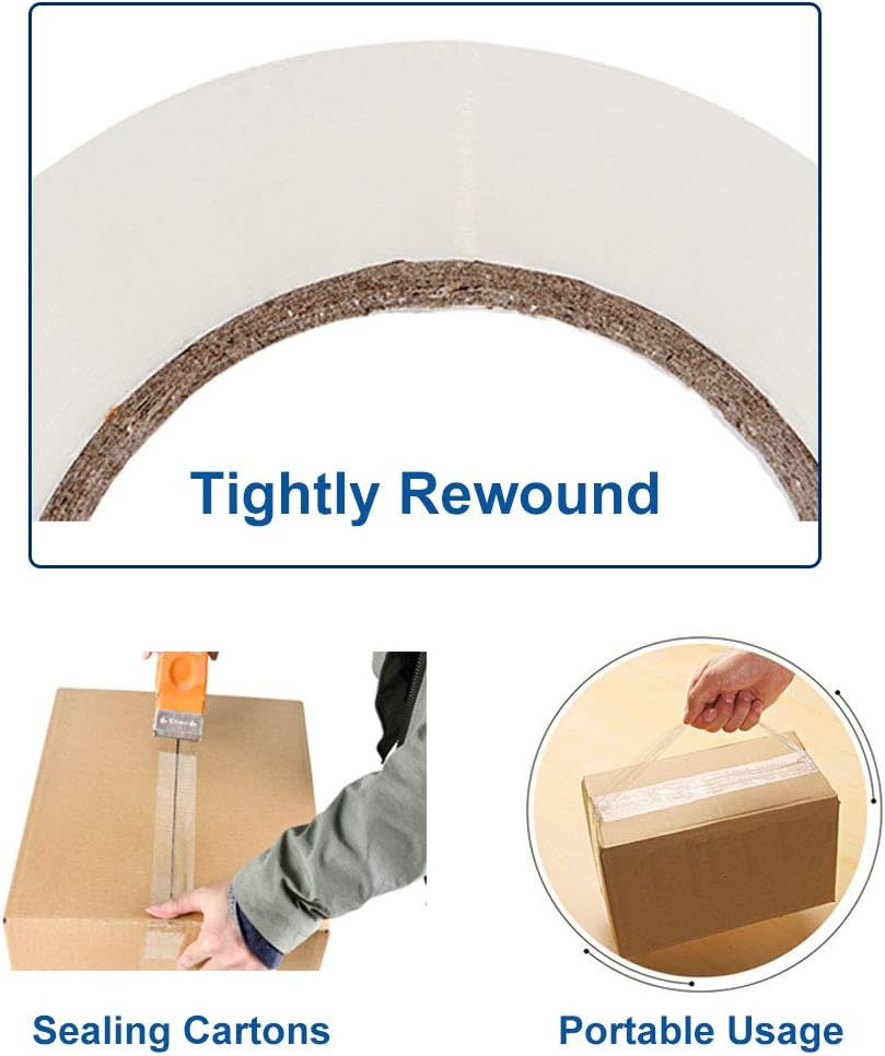Miniature : P PERFECTAPE Heavy Duty Packing Tape Rolls Total Y Clear mil inch x Yards Ultra