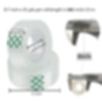 Thumbnail: WUKAKA Transparent Tape Refills Rolls Each Rol inch Corel x es for School Offic