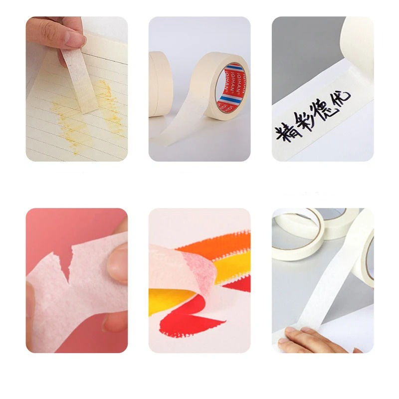 Thumbnail: M Masking White mm Color Single Side Tape Adhesive Crepe Paper for Oil Painting