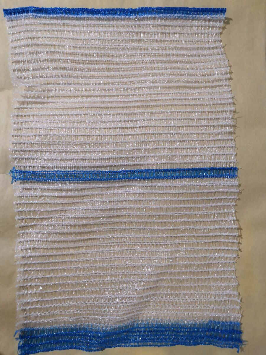 Thumbnail: White PP Moisture Proof Screen Printed Potato Mesh Bag