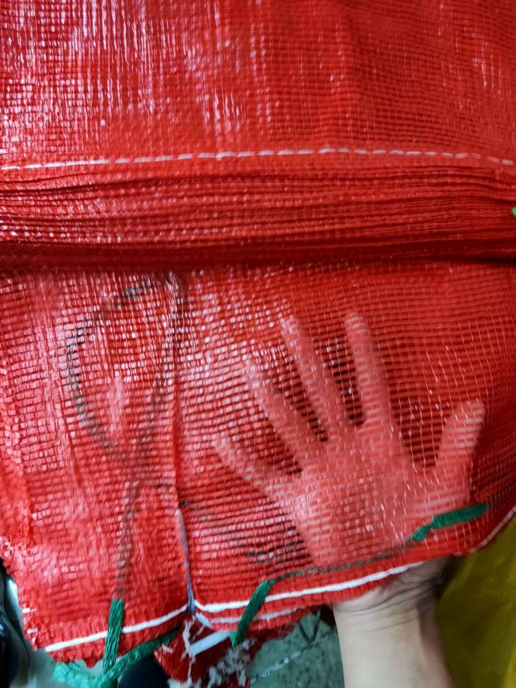 Thumbnail: 50pcs/Lot High-density Thick Breathable Plastic Woven Bags Onion Corn Potatoes 