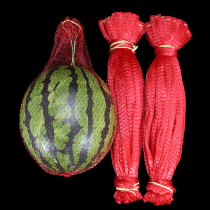 Thumbnail: Reusable Hanging Vegetable Storage Mesh Net Bagspcs Garden Cucumbers Grow Reusa
