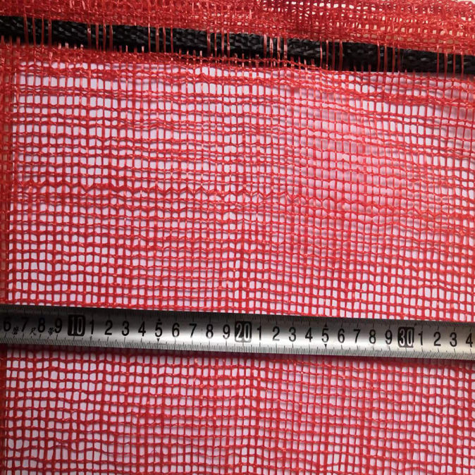 Thumbnail: 46 * 80厘米橙色防潮PP Leno网袋，适用于土豆和洋葱等蔬菜25千克容量