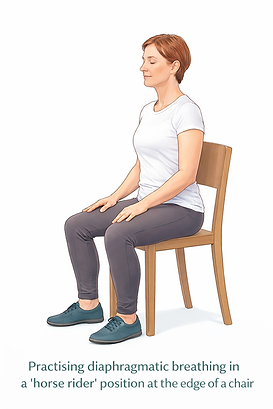 Diaphragmatic breathing in seated pose.png