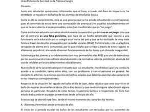 Comunicado Apoderados