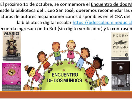 Noticia de la Biblioteca Cra en Octubre