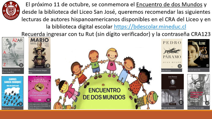 Noticia de la Biblioteca Cra en Octubre