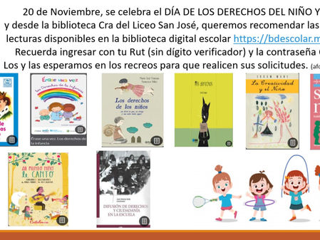 Recomendaciones literarias, noviembre 2021