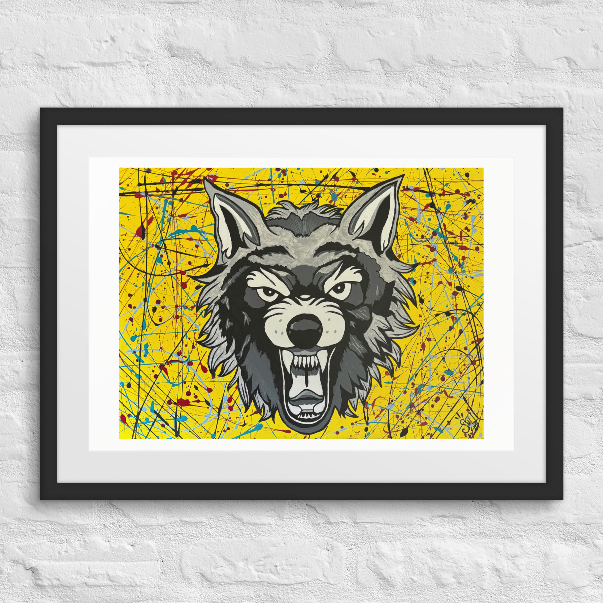 "The Wolf" Framed Print