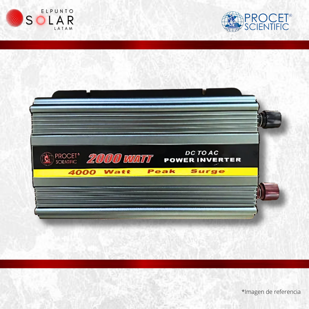 Inversor 2000W 24V Onda Modificada Procet Scientific