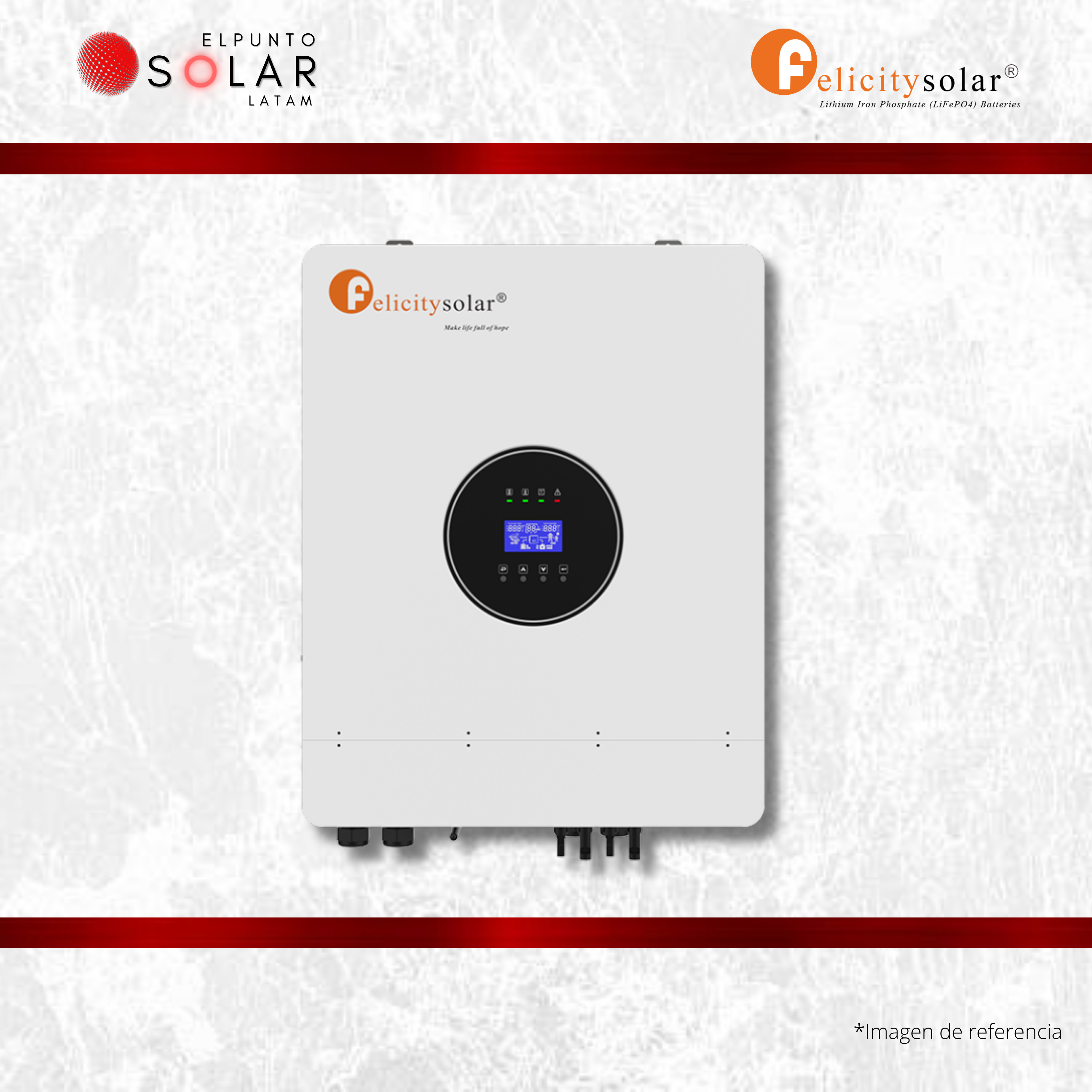 Inversor Solar Off grid FL-IVEM5048-LV / 5kw/48v FelicitySolar