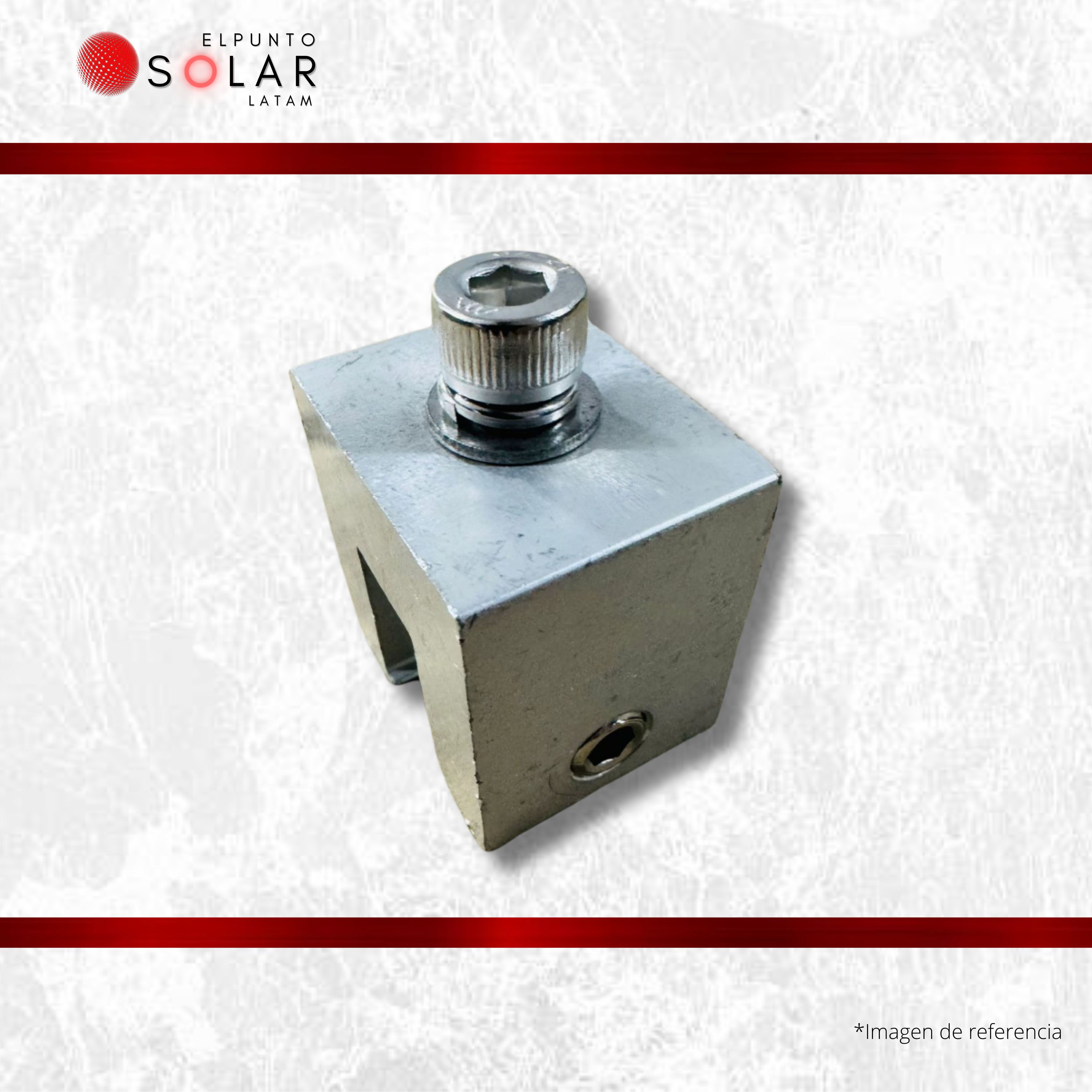 Abrazadera de techo en M