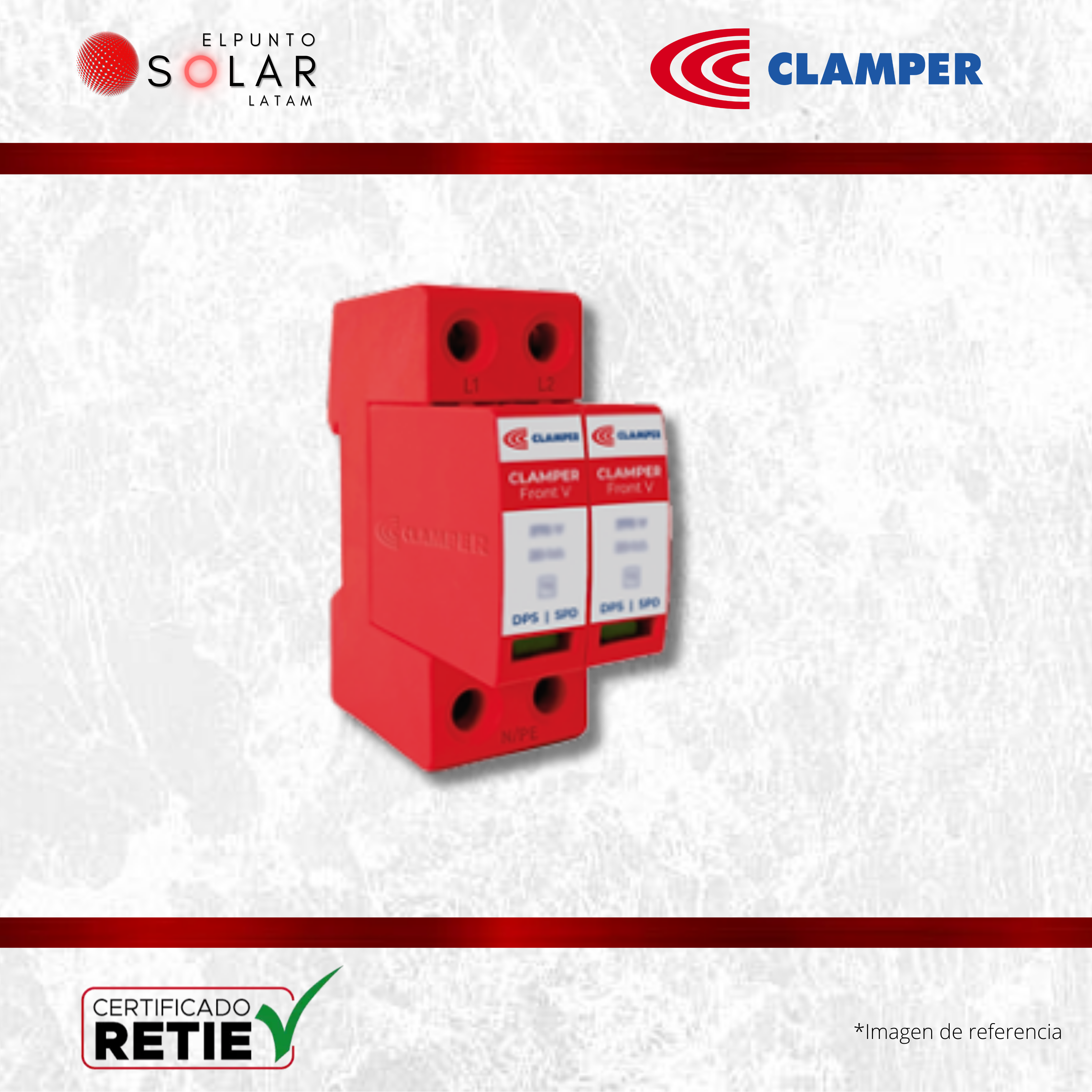 DPS Clamper Solar 1500V 15kA T2