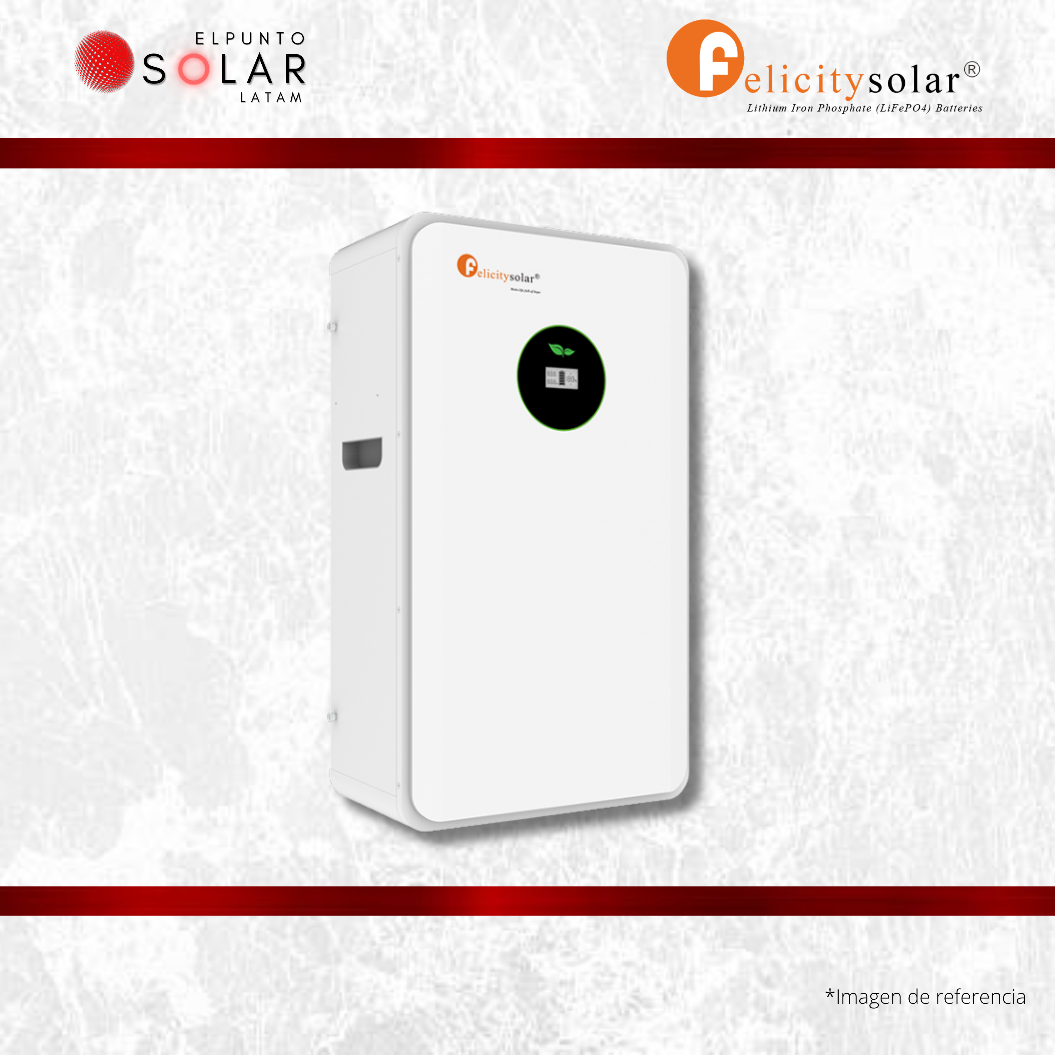 Bateria LiFePO4 FLA24230-EU / 24v230aFelicitySolar 5.85Kwh