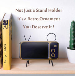 ★ Mobile Bluetooth Speaker ★:high-fidelity sound quality, bass compensation design, listening to songs is like being on the scene. Subwoofer technique provides enjoyable and perfect tone quality of music and sound with you to enjoy.
★ Retro Style, not just a Stand Holder, it can also be a classical decorate.
★ Supports TF card and U Disk reader player, AUX audio input connection, hands-free calls, perfect compatibility and bluetooth wireless connectivity.
★ Rechargeable Battery with USB cable★:Built-in rechargeable 1200mAh lithium battery,you can play 4-5 hours battery life for playing music on a single charge. Built-in USB port allows you to plug in your charger-so you can maintain power on the go.
★ How to Link the Bluetooth ★ Please see the vedio at the left side←
