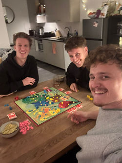 game night with the boys