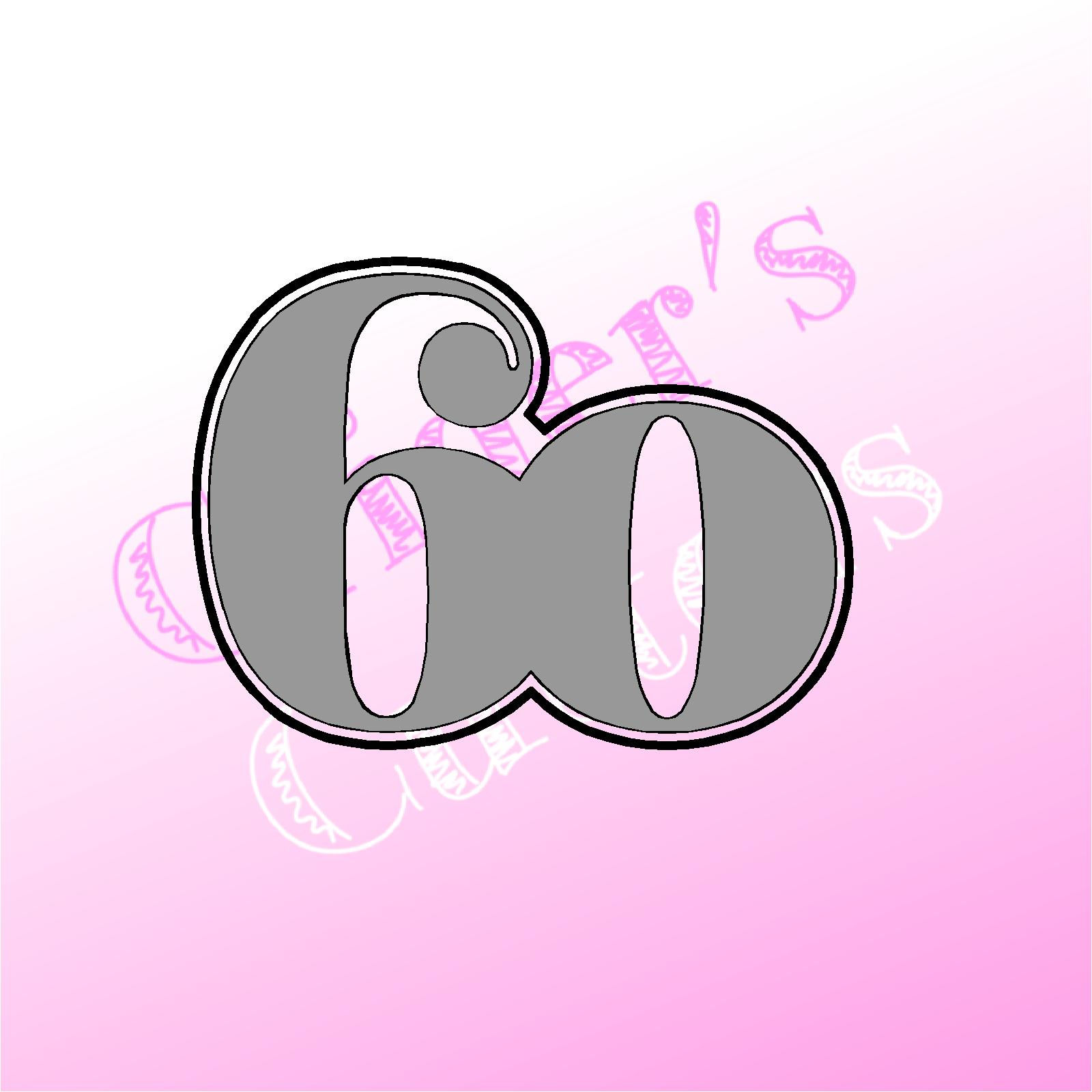 Number 60 - Cookie Cutter