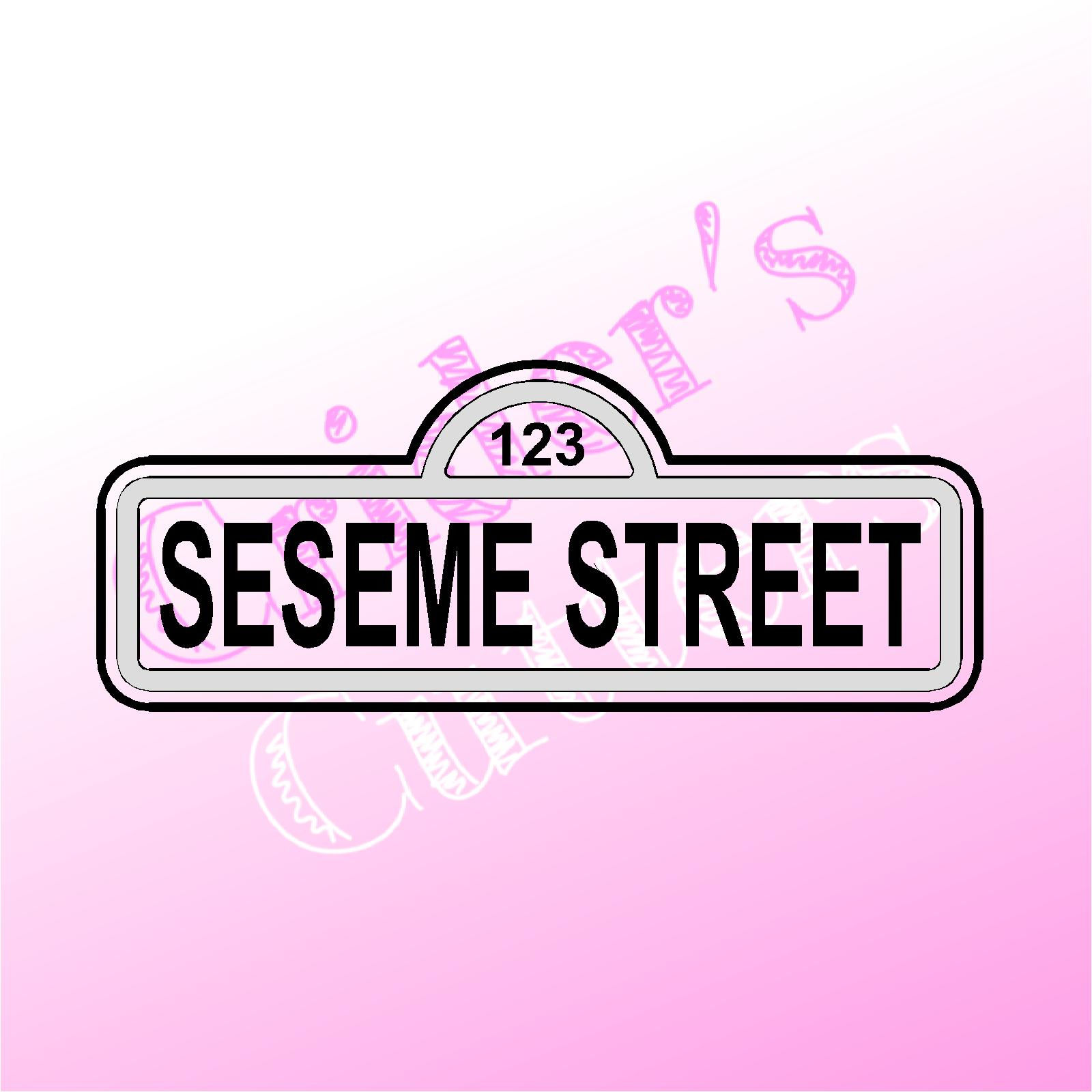 Street Sign - Cookie Cutter