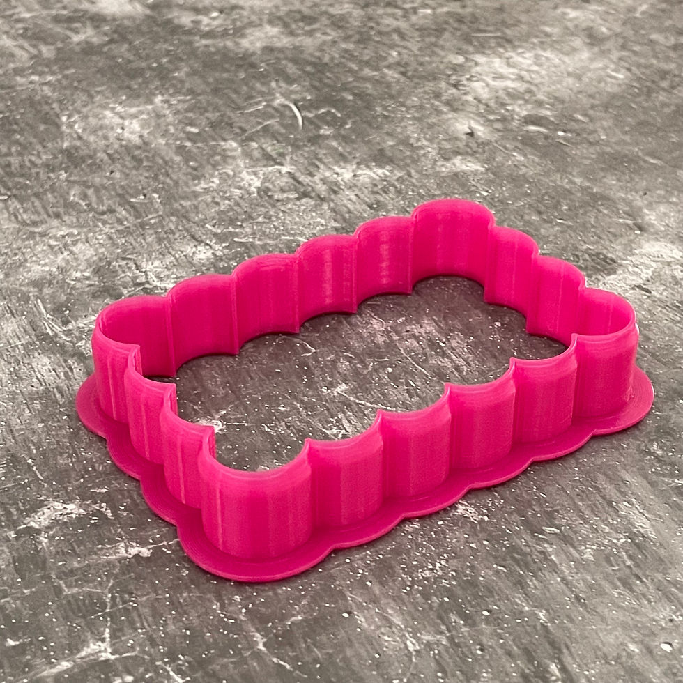 Thumbnail: Scalloped Rectangle - Cookie Cutter