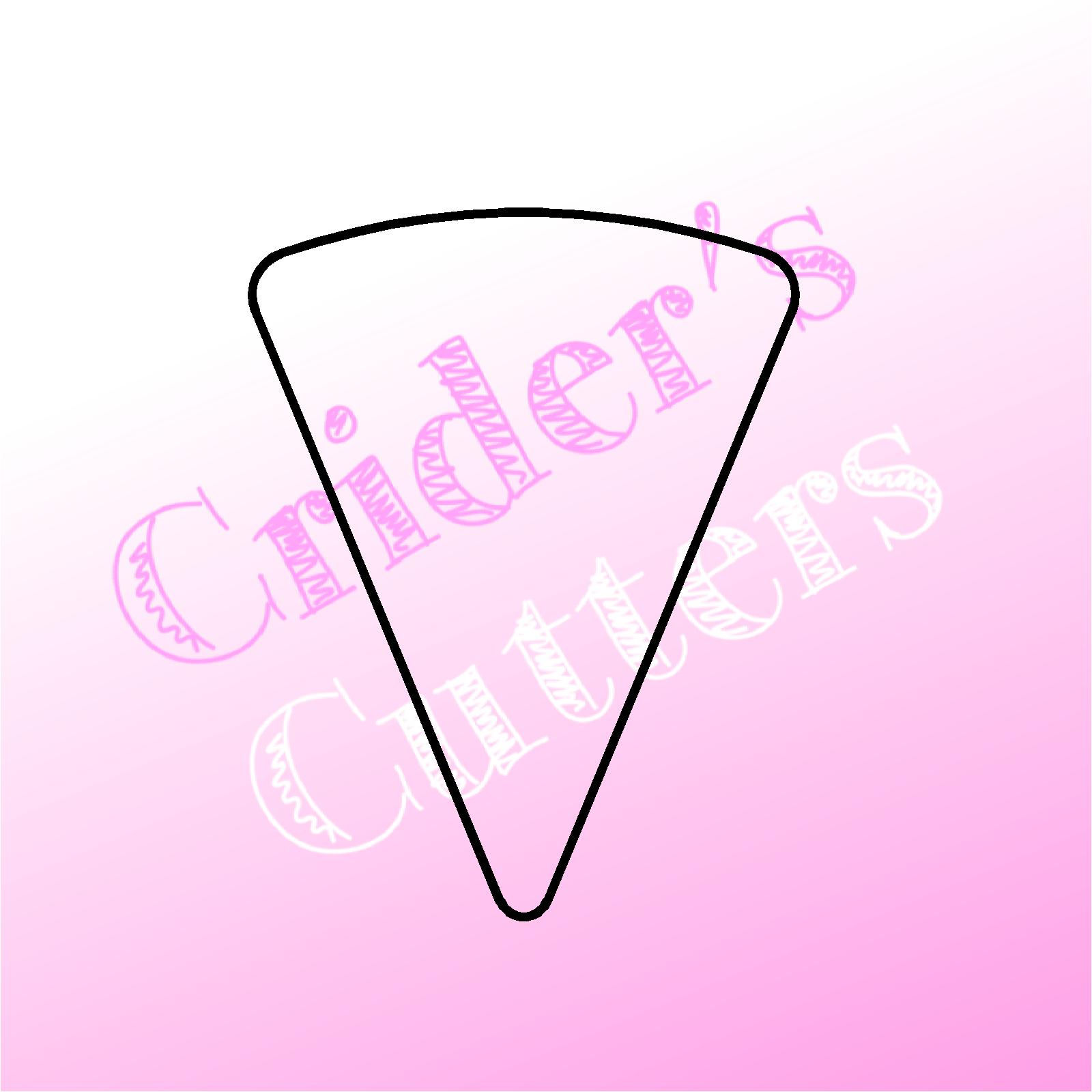 Pie Shape Triangle (1/8th of a circle) - Cookie Cutter