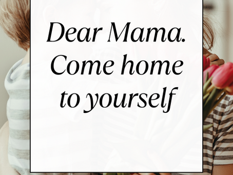 Dear Mama, Please Don’t Forget Her…