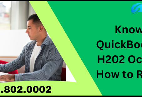 Know Why QuickBooks Error H202 Occurs and How to Resolve It