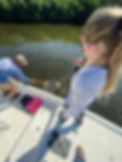 Researchers netting fish, Crystalriverfishing