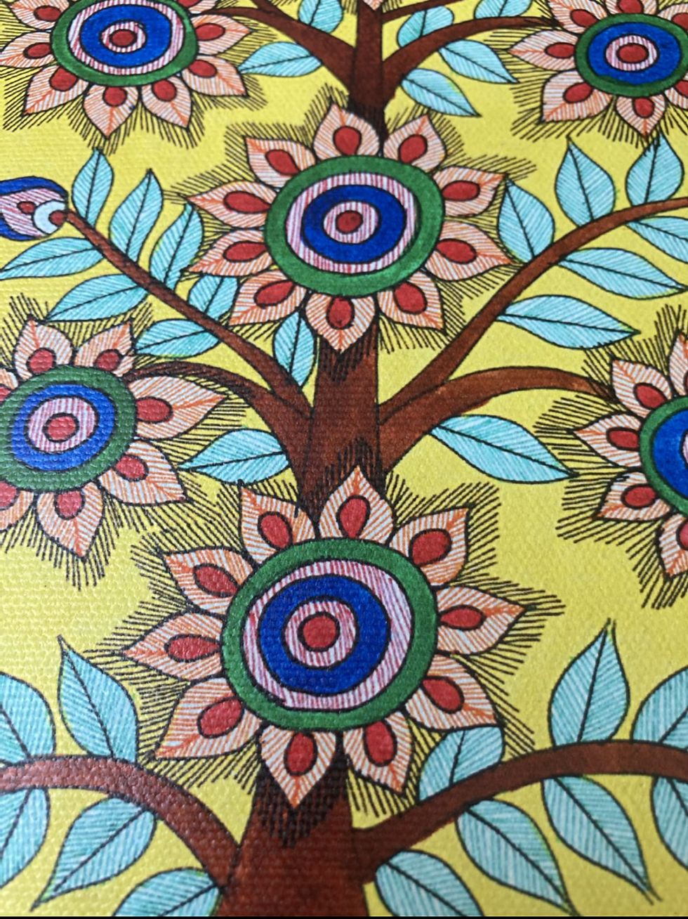 Thumbnail: Canvas art print - MADHUBANI 