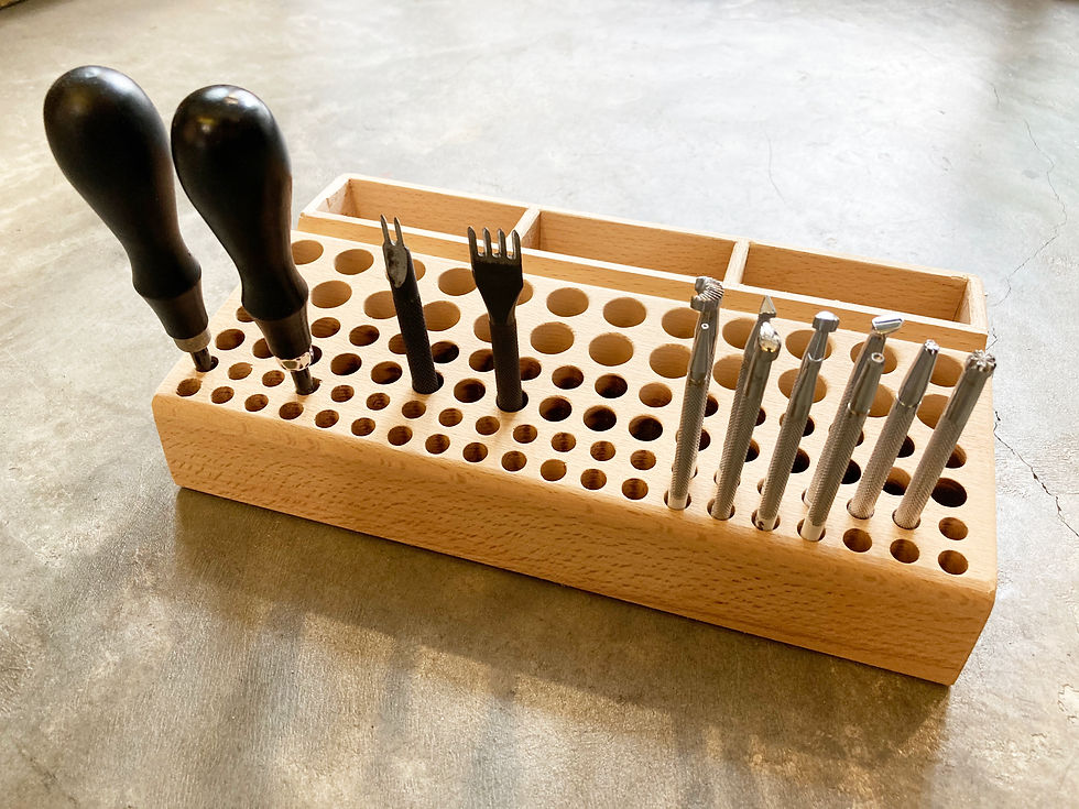 Thumbnail: Beech tool rack (large|98 holes)