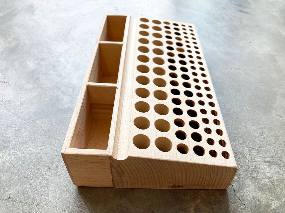 Thumbnail: Beech tool rack (large|98 holes)