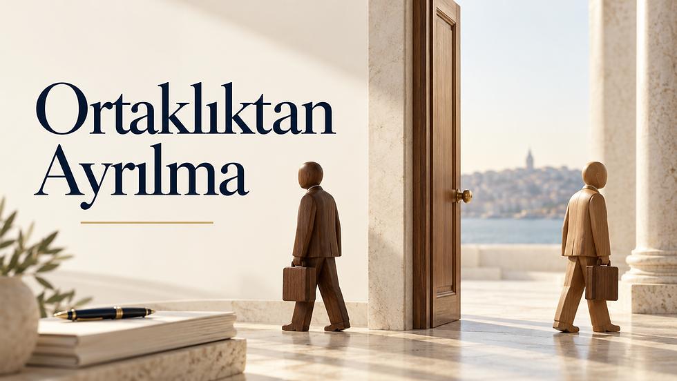 Limited Şirket Ortaklıktan Çıkma ve Çıkarılma Davası | 2026