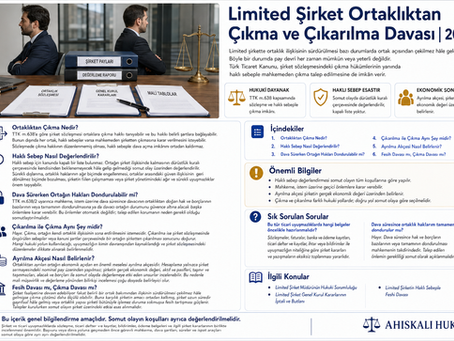 Limited Şirket Ortaklıktan Çıkma ve Çıkarılma Davası | 2026 — açıklamalı kapsamlı rehber kapağı