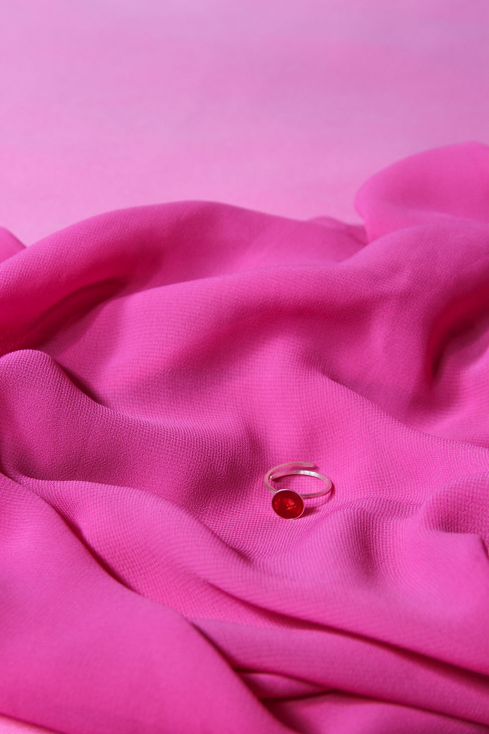 Miniatura: Anel Aqua Vermelho