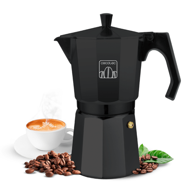 Cafetera Italiana Mokclassic 1200 Black Cafetera Moka Fabricada En Aluminio